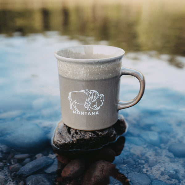 Montana Bear Tall Camp Mug