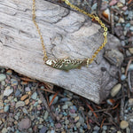 Trout Necklace - Gold