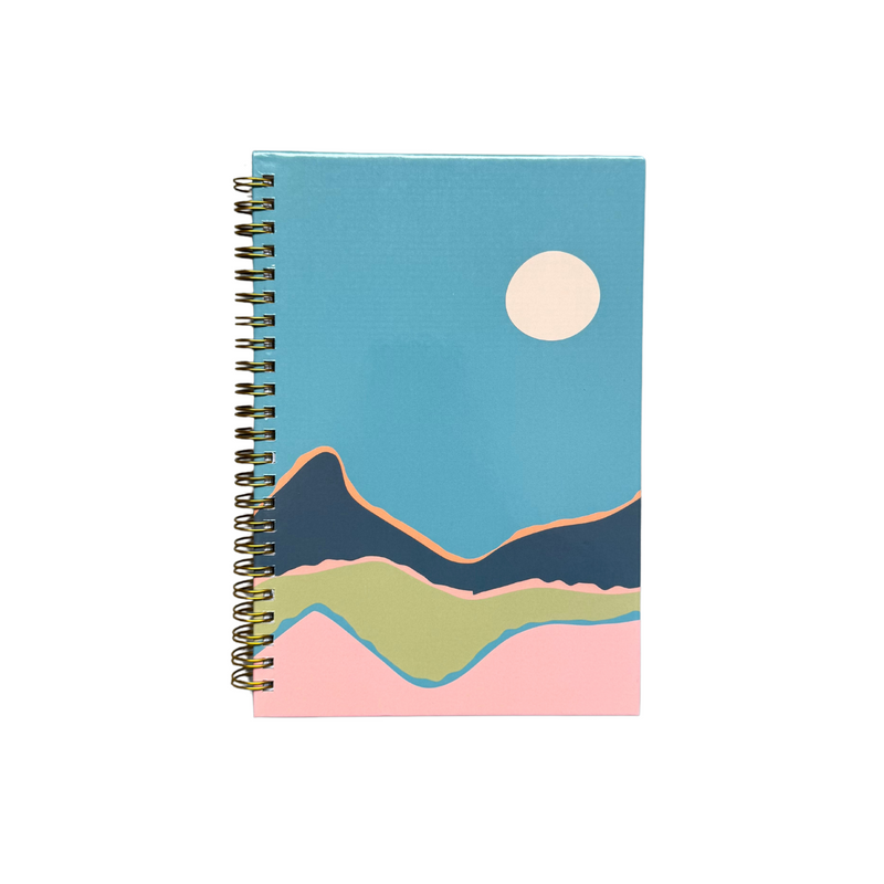 Mountain Sun Notebook - Teal