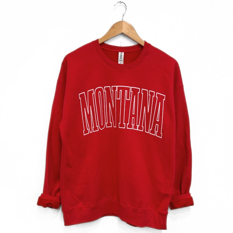 Montana Unisex Pullover - Red