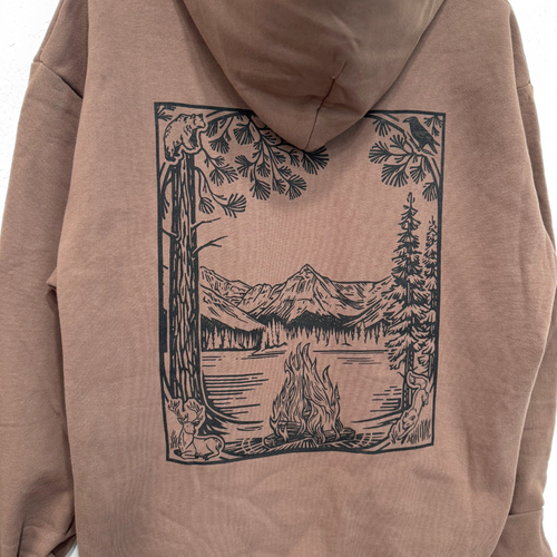 Fireside Unisex Hoodie - Clay