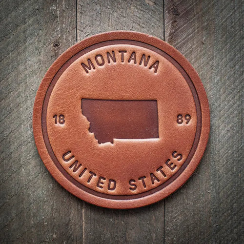 Montana Leather Coaster