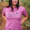 Montana Wildflower Unisex Tee - Cassis - The Montana Scene