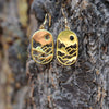 Mountain Sun Earrings - Gold