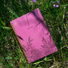 Fine Line Floral Notebook - Purple