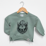 Hey Bear Toddler Fleece - Sage - The Montana Scene