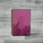 Fine Line Floral Notebook - Purple