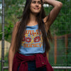 Wild Honey Tank - Faded Denim (bozeman) - The Montana Scene