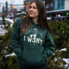 The Hell I Won't Unisex Hoodie - Alpine Green