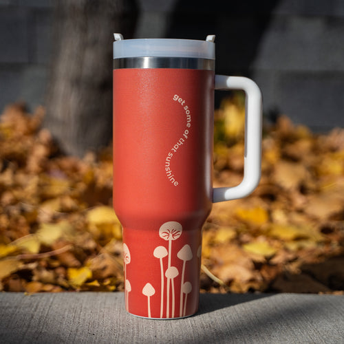 Mushrooms Rust 40oz Tumbler