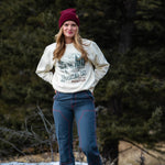 Hooked on Montana Unisex Pullover - Cream