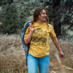 Glacier National Park Unisex Tee - Mustard