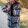 Button Down Plaid Shacket