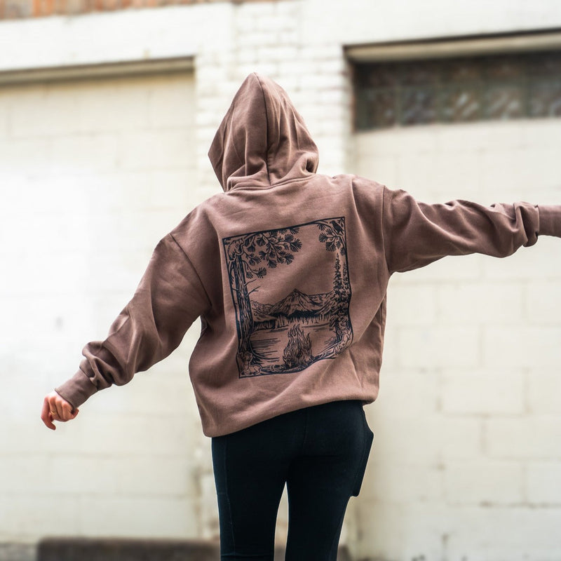 Fireside Unisex Hoodie - Clay