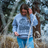 Glacier National Park Unisex Pullover - Heather Grey