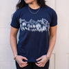 Mountain Sketch Unisex Tee - Navy