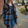 Button Down Plaid Shacket