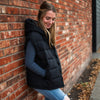 Puffer Zip-Up Hooded Vest