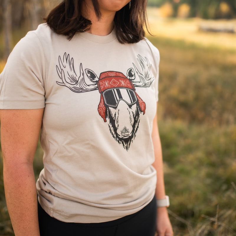 Eh Moose Unisex Tee - Tan