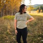 Montana Unisex Tee - Khaki