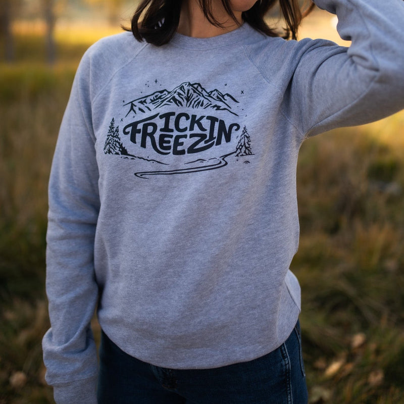 Frickin Freezin Unisex Pullover - Athletic Grey