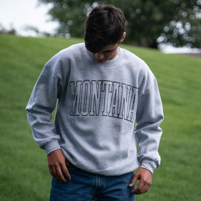 Montana Unisex Pullover - Heather Grey