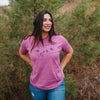 Montana Wildflower Unisex Tee - Cassis - The Montana Scene