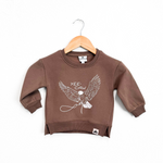 Yee-Caw Toddler Fleece - Brown