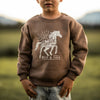 Wild & Free Toddler Pullover - Brown