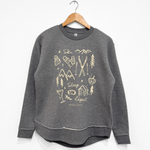 Ski Sleep Repeat Montana Ladies Pullover - Grey