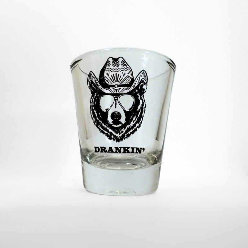 Bear Drankin Shot Glass