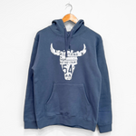 Montana Skull Unisex Hoodie - Storm Blue