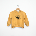 Not Tame Bison Toddler Fleece - Mustard