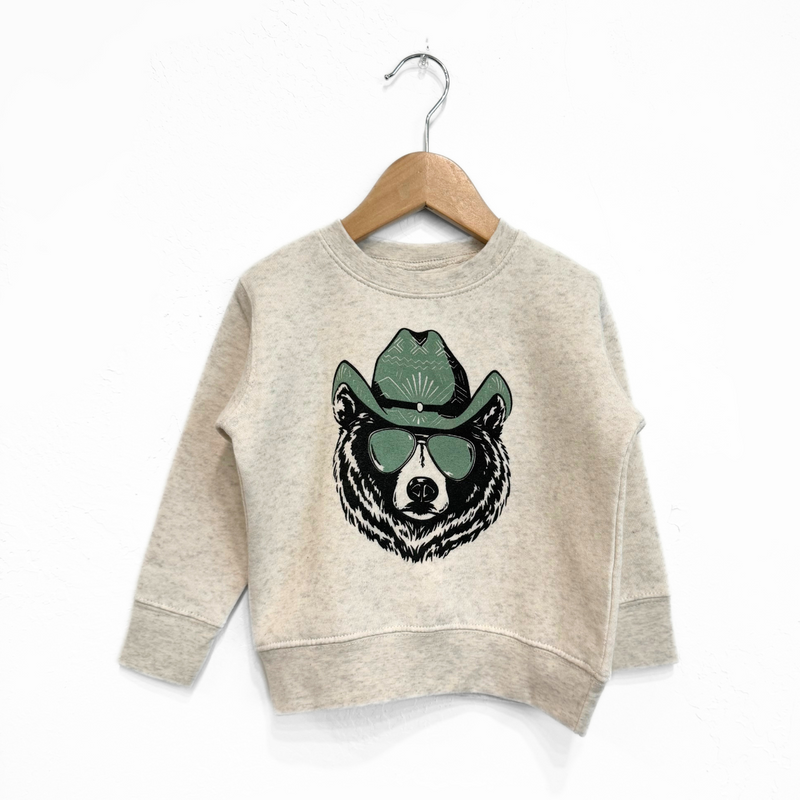 Hey Bear Toddler Fleece - Heather Natural