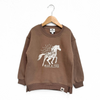 Wild & Free Toddler Pullover - Brown