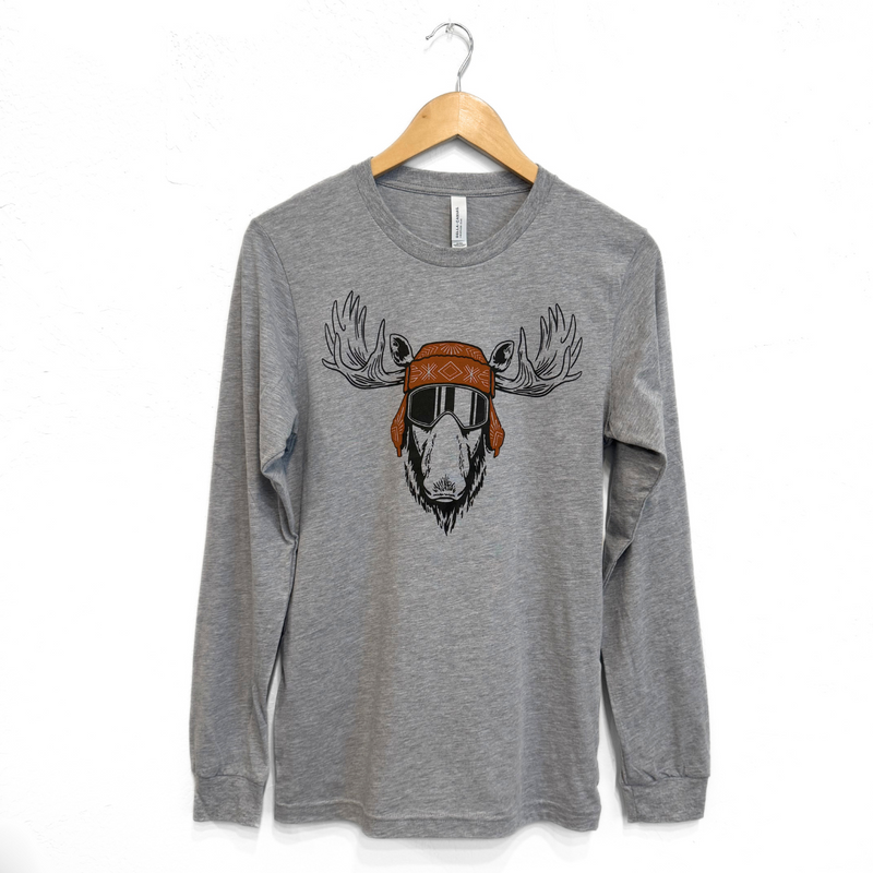 Eh Moose Unisex Long Sleeve - Athletic Heather