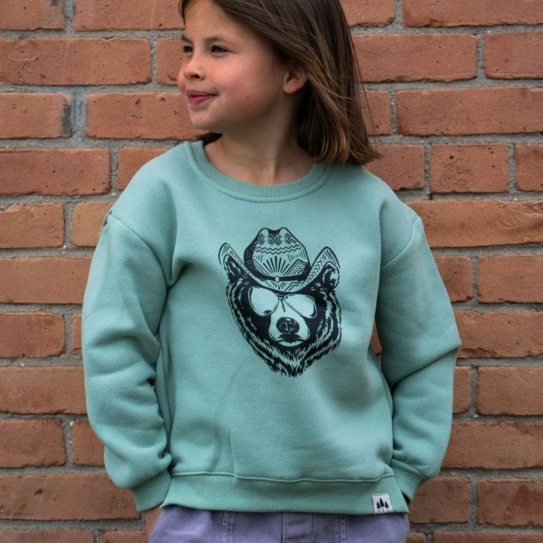 Hey Bear Toddler Fleece - Sage