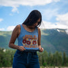 Wild Honey Tank - Faded Denim (bozeman) - The Montana Scene