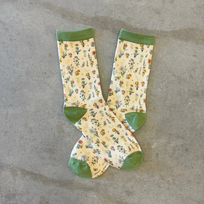 Spring Floral Unisex Socks - The Montana Scene