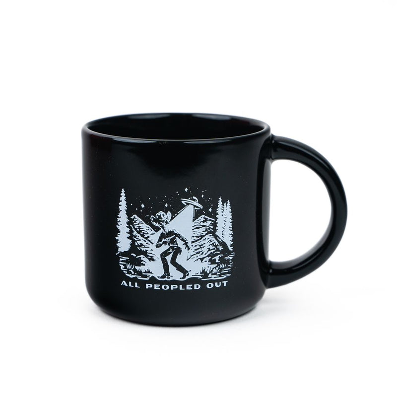 All Peopled Out Mug - Black