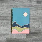 Mountain Sun Notebook - Teal