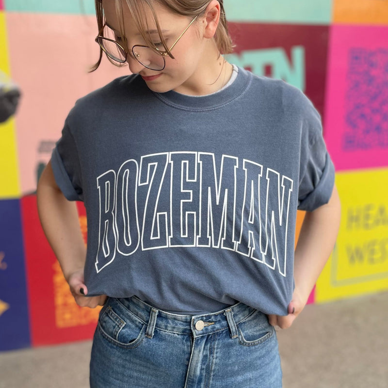 Bozeman Unisex Tee - Navy