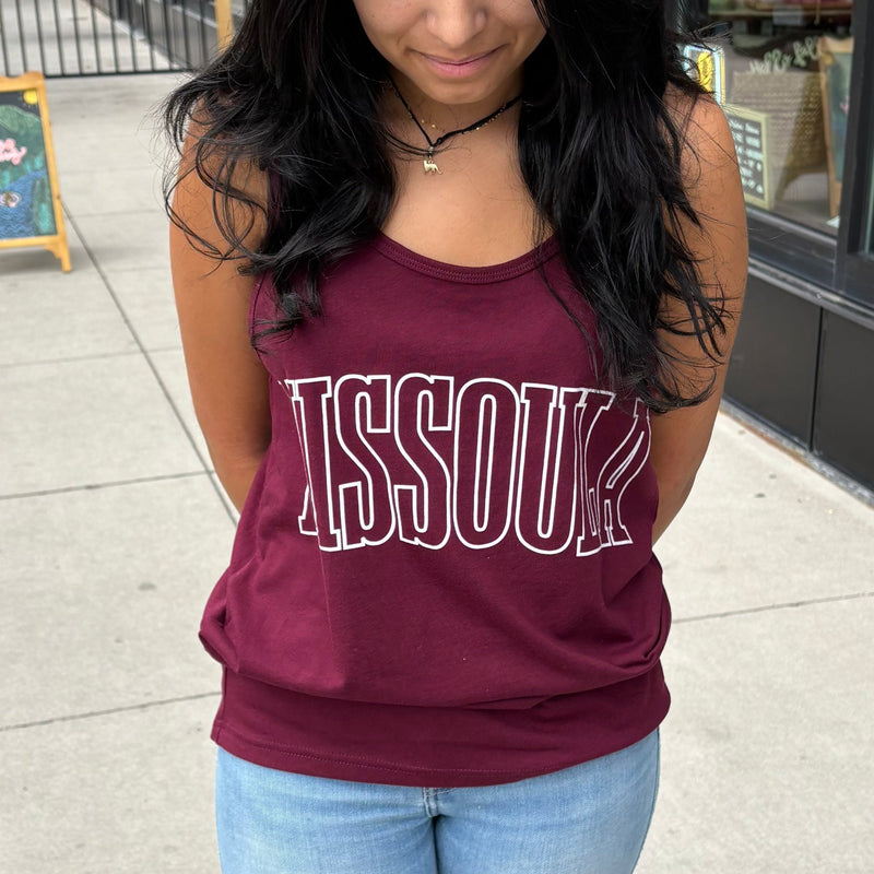 Missoula Unisex Tank - Maroon