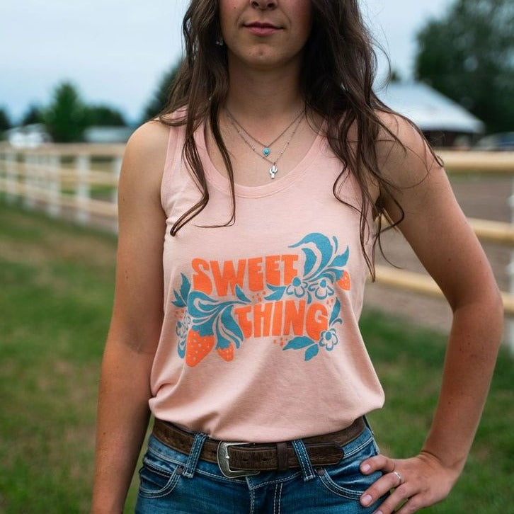 Sweet Thing Tank - Peachy