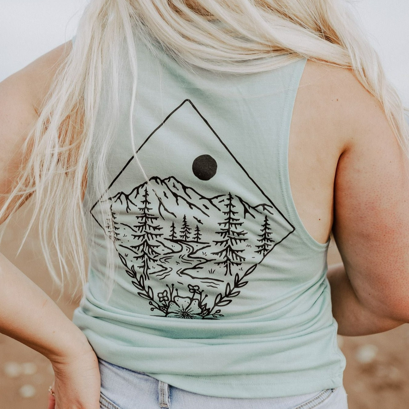 DON'T LET YESTERDAY TAKE UP TOO MUCH OF TODAY.' Women's Flowy Tank